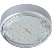 Свет-к накладной Ecola GX53 DGX5318 серебро (5157)
