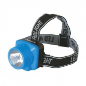Фонарь ULTRAFLASH LED5374 аккум,налобный,1режим ,голубой