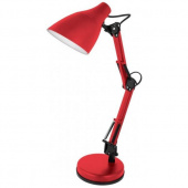 Светильник настольный Camelion КД-331 С04 60Вт Е27 220В 2-колен.на подст.красный 