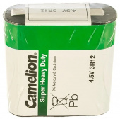 Элемент питания Camelion солевой 3R12 "квадрат"4,5В (1989)