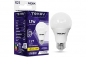 Лампа светодиодная TOKOV ELECTRIC A60 12Вт 4000К 24-48В E27