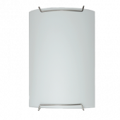 Светильник "Дюна" Мелани 220х150 белый/песк/хром 1х60W E27 НББ 20-60 М21