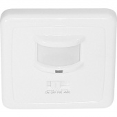 ИК-Датчик движ. инфракрасный SEN1A/LX2000 500W белый, звуковой Feron