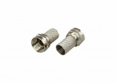 Разъем F метал. резьбовой для RG-6 05-4003-6
