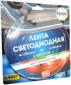 Светодиодная лента SMD5050 12В 14.4Вт IP54 мульти TDM герметич. (6081)
