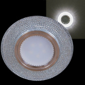 Свет-к встр.14350-9.0-001LD MR 16+LED 3W  WT (5508)
