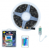 Лента светодиодная RGB 5м, USB, Bluetooth, управление телефоном