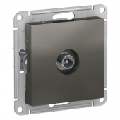 Механизм розетки TV 1СП сталь RG6, 1dB "Schneider" ATN000991