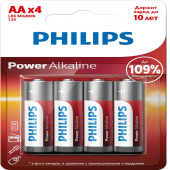 Элемент питания Philips LR6 BL4 (7545)