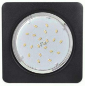 Свет-к встр.потолочн. Ecola GX53 H4 Square 220V квадратный без рефл.107х41 (5553)