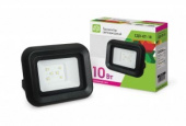 Прожектор светодиод.СДО-07 10W 6500К IP65  SMD ASD черный 8591