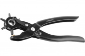 Дырокол STAYER STANDARD 6 в 1, 2-4,5мм,  револьверный для кожи 22940_z01