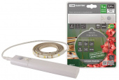 Умная подсветка SMD2835-30LED/m-IP20-5B-2,4Вт-6000К(1м), датчик движения, 4хАААА TDM