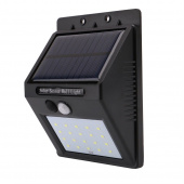 Фонарь-светильник SOLAR LIGHT 20 LED датчик+зарядка от солнца