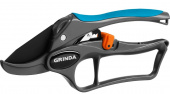 Секатор GRINDA PROLine P-33 с алюминиевыми рукоятками ,200мм,с эфесом,контактный, 423433 