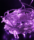Гирлянда светодиодная A-001 100LED с контроллером, 10м, сиреневая