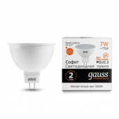 Лампа светодиодная GAUSS MR16 GU5.3 LED 7Вт 2700К 13517