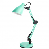 Светильник настольный Camelion КД-331 С16 40Вт Е27 220В 2-колен.на подст.мятный