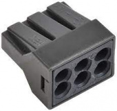 Зажим безвинтовой 773-306 Wago 6х (0,75-2,5) ИЭК