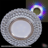 Свет-к встр.16602-9.0-001CN MR16+LED3W CL (7854)