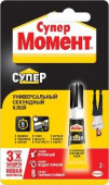 Клей секундный СуперМомент 3г