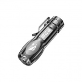 Фонарь светод. аккум. 1LED 3режима, зарядка от USB, АКУЛА