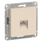 Механизм компьют.розетки 1СП бежевый "Schneider" RJ-45 ATN000283