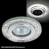 Свет-к встр.31605-9.0-001MN MR16+LED3W WH (8643)