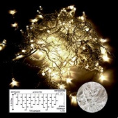 Гирлянда уличная БАХРОМА (база) 150LED 4000К 3х0,5м, IP44, ECOLA