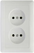 Розетка 2СП "Хит" RS16-235-B