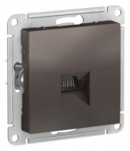 Механизм компьют.розетки 1СП мокко "Schneider" RJ-45 ATN000683