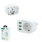 Сетевой адаптер 3USB 16A   LivePower