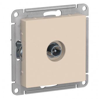 Механизм розетки TV 1СП бежевый RG6, 1dB "Schneider" ATN000293