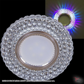 Свет-к встр.16602-9.0-001CN MR16+LED3W CL (7854)