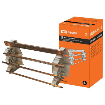 Распределительный блок РБ-400 4П 400А TDM