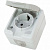 Розетка 1ОП+3 "Вуокса" IP54 16A TDM