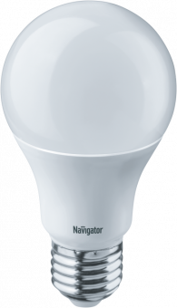 Лампа светодиодная шар Navigator 7 Вт Е27 тепл.бел. NLL-A60-7-230-2,7K-E27