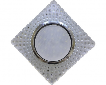 Свет-к встр.53401-9.0-001PL GX53+LED4W CL (9308)