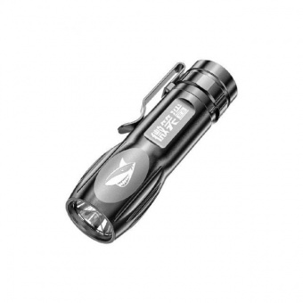 Фонарь светод. аккум. 1LED 3режима, зарядка от USB, АКУЛА