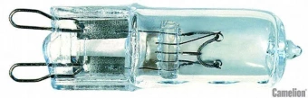 Лампа точечная б/отраж. (капсула) прозр.40Вт G9 220В Camelion/Feron