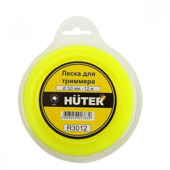 Леска для газонокосилки R3012 3,0мм-12м (круг) HUTER(4881)