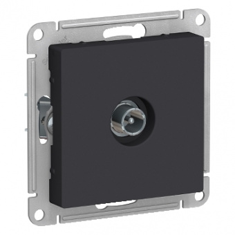Механизм розетки TV 1СП карбон RG6, 1dB "Schneider" ATN001093