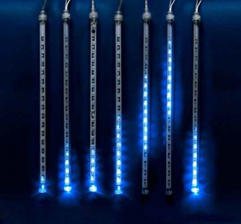 Гирлянда-занавес "Падающие звезды" ULD-E2405/DTK BLUE 240LED синий, уличная Uniel
