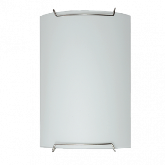 Светильник "Дюна" Мелани 220х150 белый/песк/хром 1х60W E27 НББ 20-60 М21