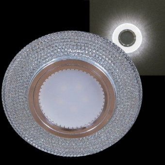 Свет-к встр.14350-9.0-001LD MR 16+LED 3W  WT (5508)