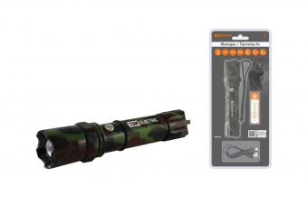 Фонарь светодиод."Тактика 4" 1 LED ,5Вт CREE, 170лм,алюм. фокус. TDM