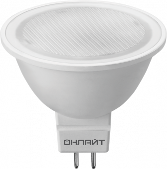 Лампа светодиодная Онлайт MR16 GU5.3 LED 7W 6500К матовая