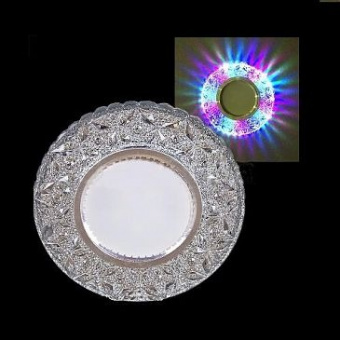 Свет-к встр.16744-9.0-001CN MR16+LED 3W CL (1108)