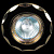 Свет-к встр.01021-9.0-001АК MR16 BK+GD (9028)