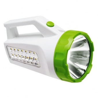 Фонарь Космос аккум. 3W LED 4V 4.5AH 3реж. 678Eх бел/зел.